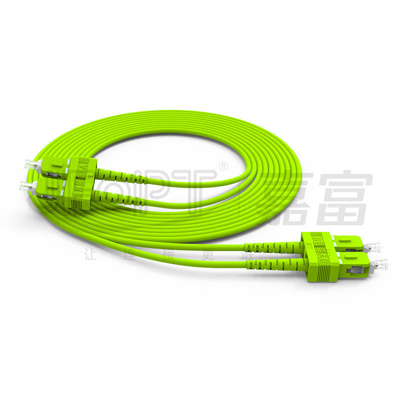 SC / UPC - SC / UPC는 패치 코드 다중 모드 OM1 OM2 OM3 OM4 OM5 YOFC 코닝 섬유를 이중화합니다