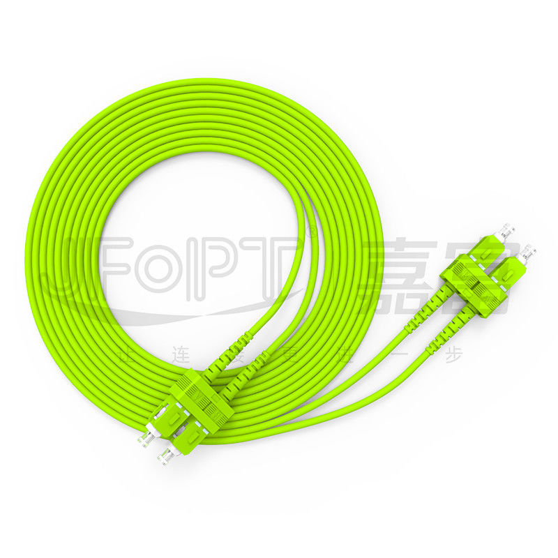 SC / UPC - SC / UPC는 패치 코드 다중 모드 OM1 OM2 OM3 OM4 OM5 YOFC 코닝 섬유를 이중화합니다