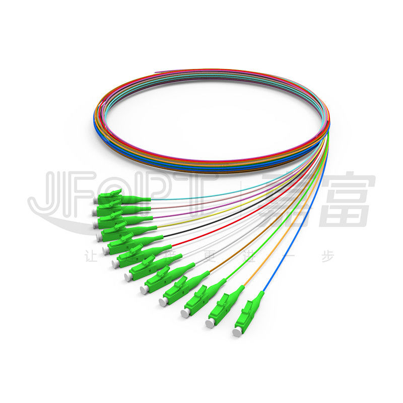 PVC LSZH 하이트렐 실내 섬유 옵틱 케이블 0.9 밀리미터 0.6 밀리미터 단단한 버퍼링된 섬유 단일모드 / 다중 모드