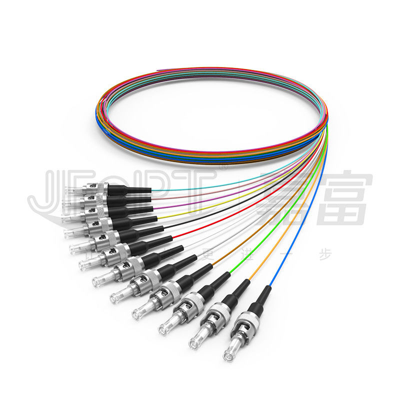 PVC LSZH 하이트렐 실내 섬유 옵틱 케이블 0.9 밀리미터 0.6 밀리미터 단단한 버퍼링된 섬유 단일모드 / 다중 모드