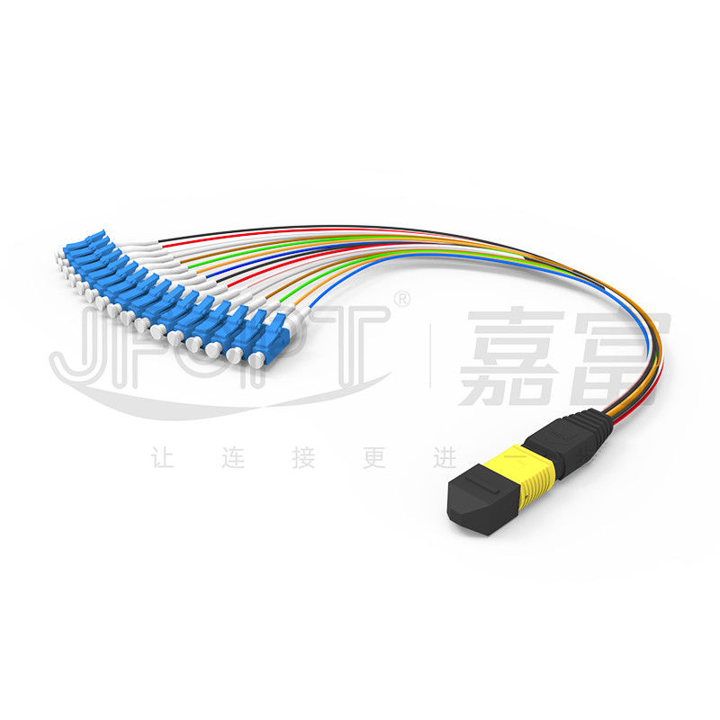 MPO-LC 패치 코드 16 핵심 단일 모드 저손실 G657A1/G657A2 종류 A 모듈 박스