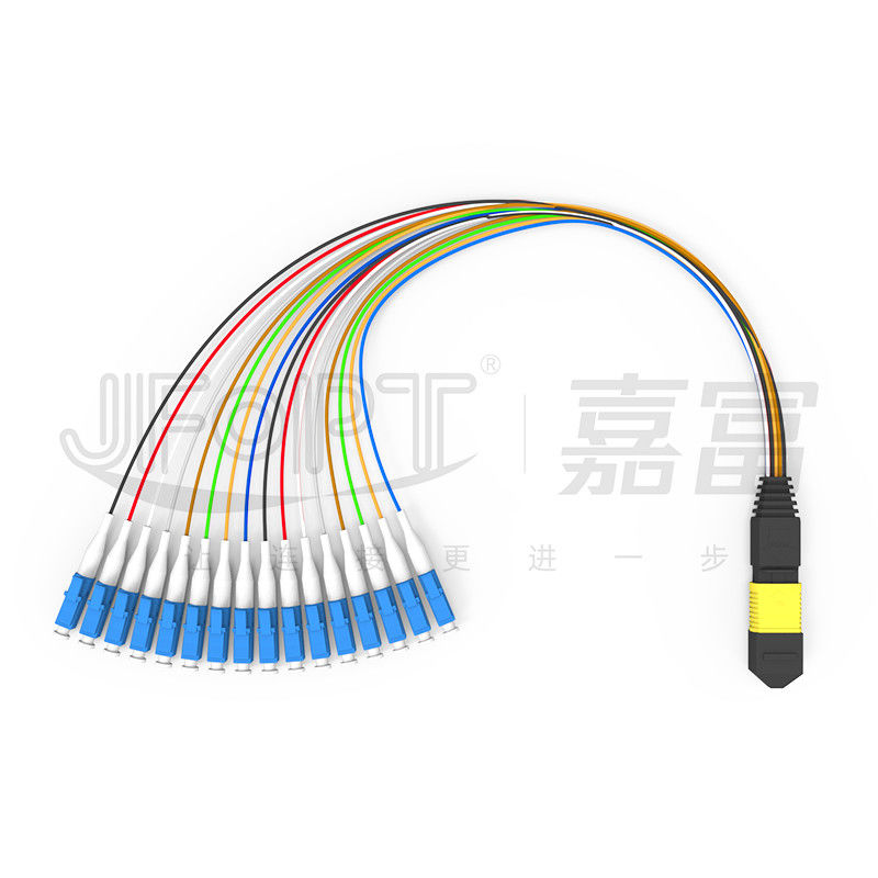 MPO-LC 패치 코드 16 핵심 단일 모드 저손실 G657A1/G657A2 종류 A 모듈 박스