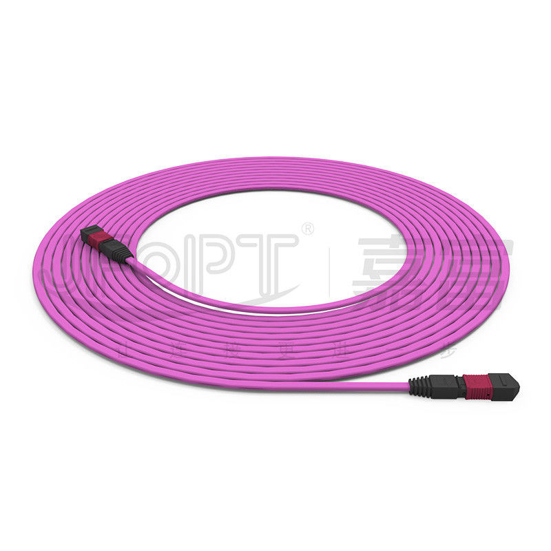 불 retardant 줄기 케이블 12 코어 멀티 모드 50/125 OFNR/OFNP