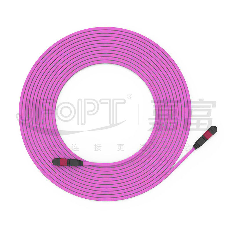불 retardant 줄기 케이블 12 코어 멀티 모드 50/125 OFNR/OFNP