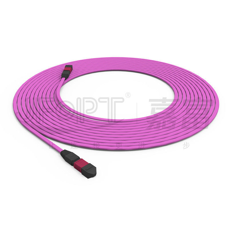 불 retardant 줄기 케이블 12 코어 멀티 모드 50/125 OFNR/OFNP