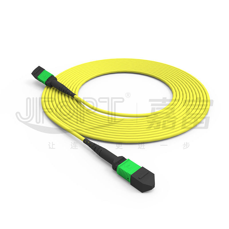 24코어 단일 모드 MPO 트렁크 케이블 G657A1/G657A2 척추 점퍼