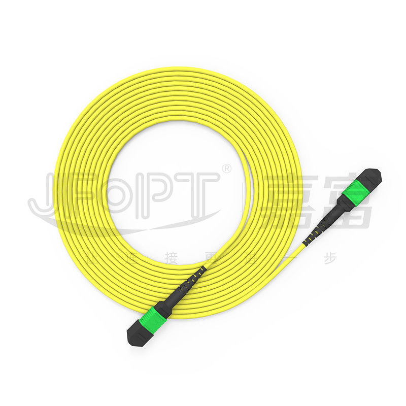 24코어 단일 모드 MPO 트렁크 케이블 G657A1/G657A2 척추 점퍼