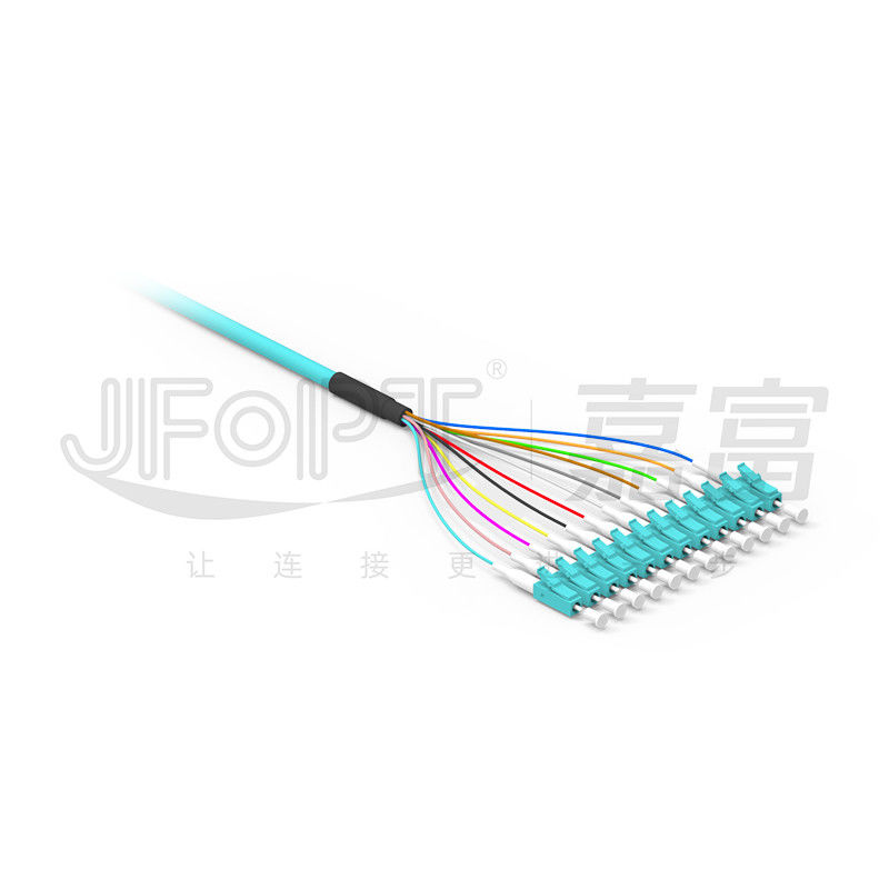 LC/UPC-LC/UPC 패치 코드 12-96 코어 G652D/G657A1/G657A2 튼튼하게 버퍼링된 픽업 아이 키트