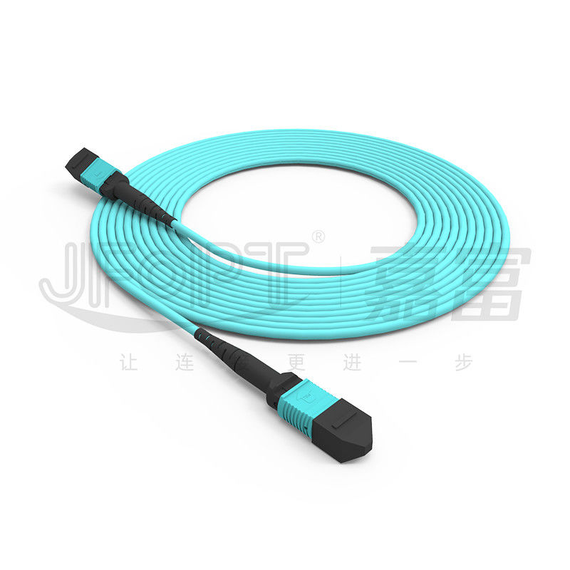 MPO 콘센터 반환 손실 ≥20dB MM OM3/OM4 MPO-MPO 패치 케이블 광섬유 통신