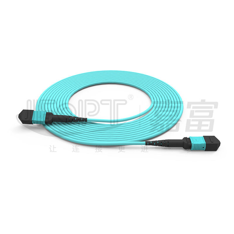 MPO 콘센터 반환 손실 ≥20dB MM OM3/OM4 MPO-MPO 패치 케이블 광섬유 통신