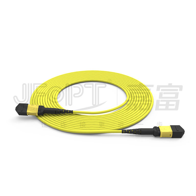 12 코어 MPO 트렁크 케이블 LSZH 2.0mm/3.0mm 저손실 단일관 미니 케이블 MPO 패치 코드
